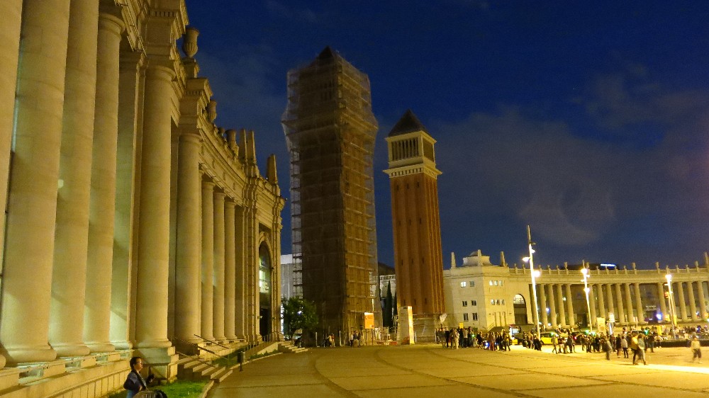La Plaza de EspaÃ±a.